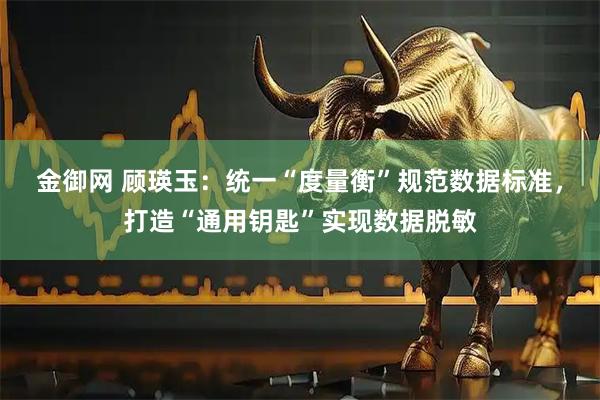金御网 顾瑛玉：统一“度量衡”规范数据标准，打造“通用钥匙”实现数据脱敏
